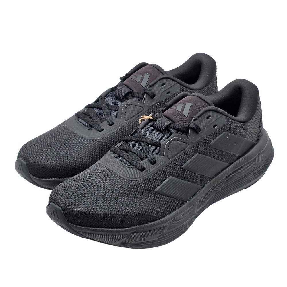 Adidas Galaxy 7 Running Shoes Men's Size 9.5 Triple Black Cloudfoam NWT ID8757โ